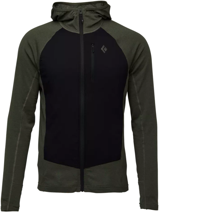 Black Diamond CoEfficient LT Hybrid Hoody Funktionsjacke tundra/black (Herren)