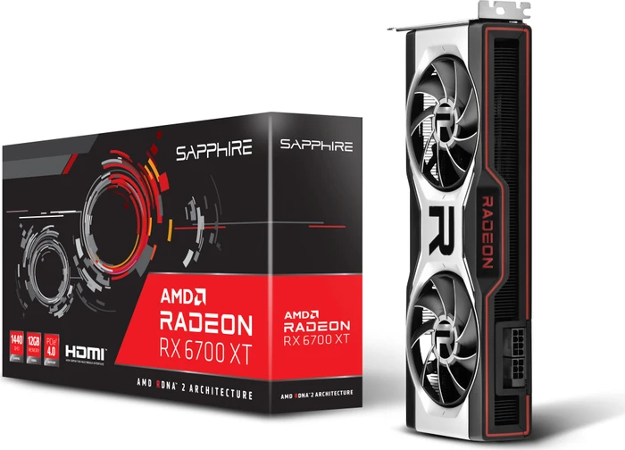 Sapphire Radeon RX 6700 XT, 12GB GDDR6, HDMI, 3x DP, lite retail