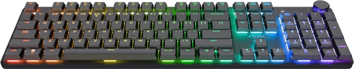 Trust Gaming GXT 866 Torix Wireless, schwarz, LEDs RGB, Huano WHITE, USB, DE