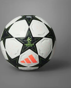 adidas UCL Pro 2024/2025 Group Stage Fußball white/aurora black/team solar yellow