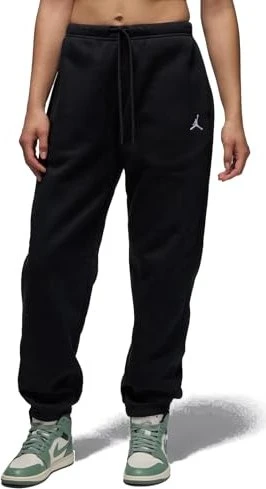 Nike Jordan Brooklyn Fleece Trainingshose lang schwarz/weiß (Damen)