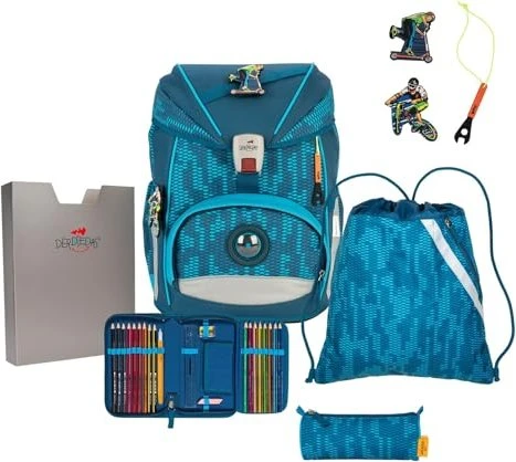 DerDieDas ErgoFlex Trendsport Schultaschen-Set, 5-tlg.