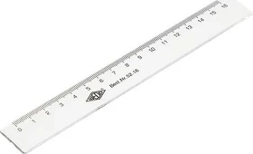 Wedo Lineal 16cm, transparent