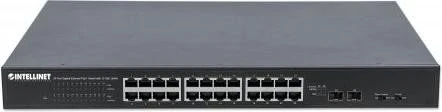 Intellinet Rackmount Gigabit Smart Switch, 24x RJ-45, 2x SFP+, 400W PoE+