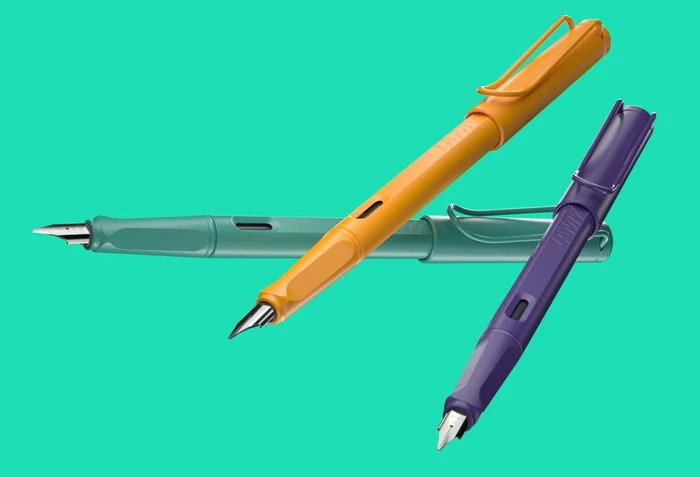 Lamy safari candy mango, rechte Hand, extra fein