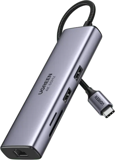 Ugreen 7-in-1 USB-C Hub, USB-C 3.0 [Stecker]