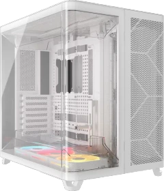 Corsair Air 5400 LX-R RGB iCUE LINK White, weiß, Glasfenster (CC-9011321-WW)