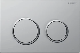 Geberit Omega20 Betätigungsplatte mattverchromt/glanzverchromt/mattverchromt