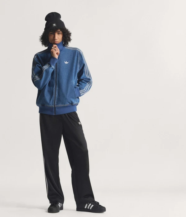 adidas Adicolor Firebird Originals Jeansjacke blue denim (Damen)