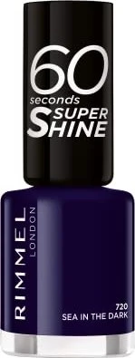Rimmel 60 Seconds Super Shine Nagellack 720 Sea In The Dark, 8ml