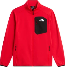 The North Face Crest Full Zip Fleece Jacke elevation red/tnf black (Herren)