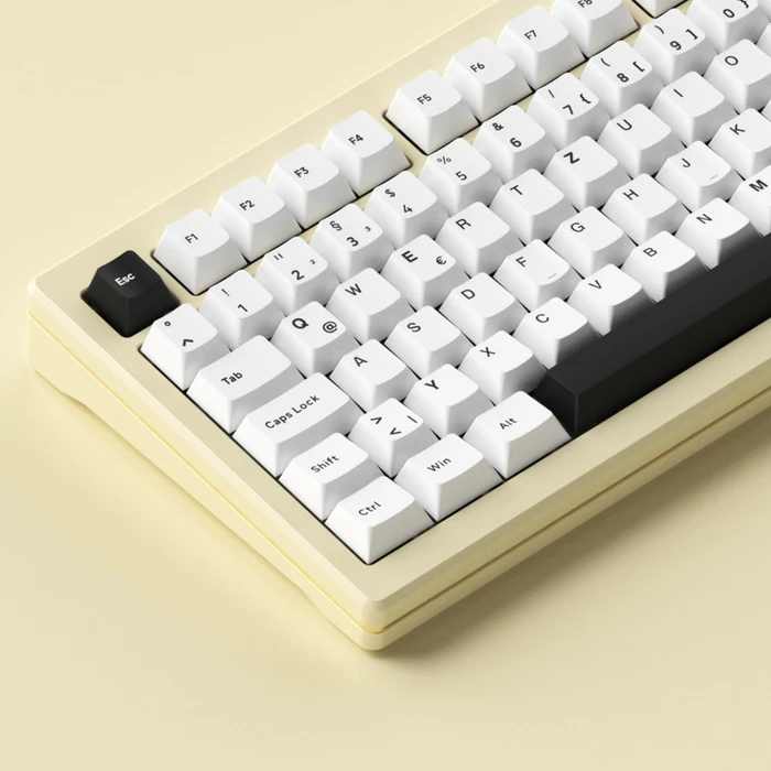 Akko MOD 007B HE, Cream White, LEDs RGB, hot-swap, Cream Yellow Magnetic, USB/Bluetooth, DE