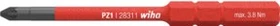 Wiha 283112 slimBit electric VDE Pozidriv Wechselklinge 6mm, PZ0x75mm