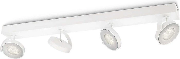 Philips myLiving Spot Clockwork 4-flammig weiß