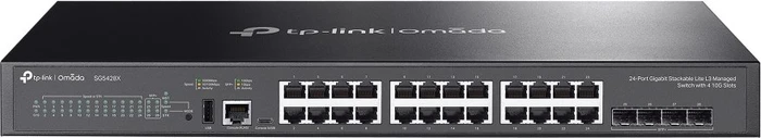 TP-Link Omada SG5400 Rackmount Gigabit Managed Switch, 24x RJ-45, 4x SFP+