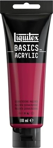 Liquitex Basics Acrylic quinacridone magenta, 118ml