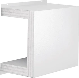 Hager Schiebemuffe Brandschutzkanal FWK 90 Funktionserhalt E90/E30 100x160mm weiß