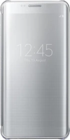 Samsung Clear View Cover für Galaxy S6 Edge+ silber