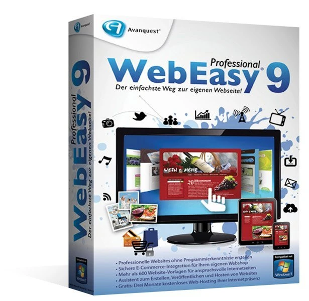 Avanquest WebEasy 9.0 Professional (deutsch) (PC)