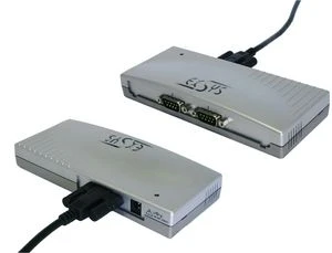 Exsys EX-1332V USB 1.1 auf 2x seriell, verschraubbar