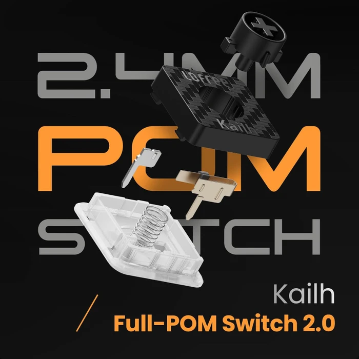 Lofree Edge, Volcano Grey, LEDs weiß, Kailh LOW PROFILE POM 2.0, USB/Bluetooth, US