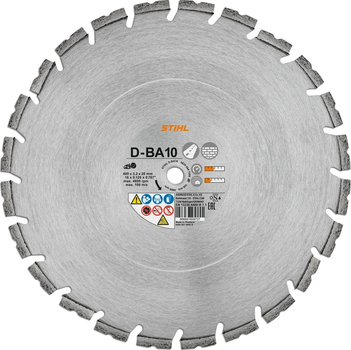 Stihl BA 10 Diamanttrennscheibe, 400mm, 1 Stück