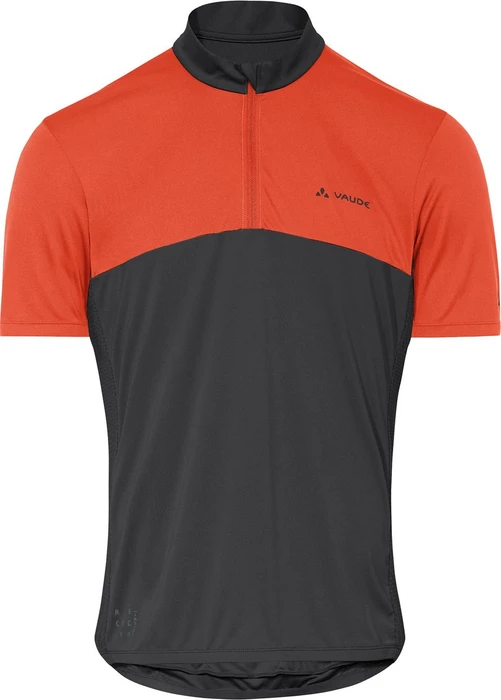 Vaude Matera HZ Trikot kurzarm glowing red/black (Herren)