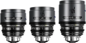 DZOFilm Pavo 2x Anamorphic 28/40/75mm Blue Flare imperial 3-Lens Set für PL