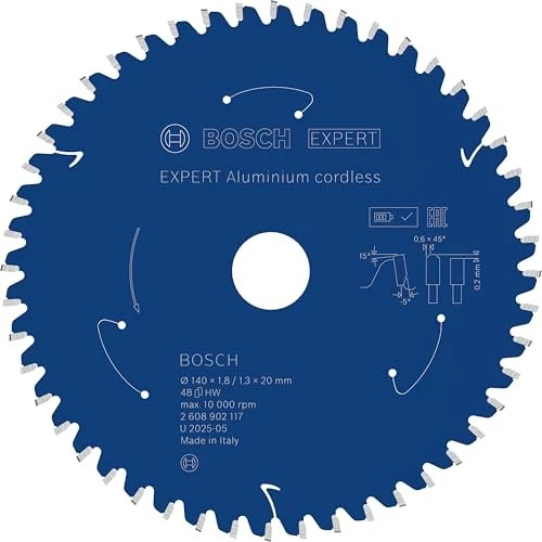 Bosch Professional Expert Cordless Kreissägeblatt 48Z, 140x1.3x20mm, 1 Stück