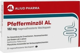 Aliud Pfefferminzöl AL 182mg Weichkapseln, 30 Stück