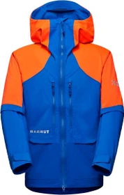 Mammut Eiger Nordwand Pro SO Hooded Funktionsjacke eiger blue/eiger orange (Herren)