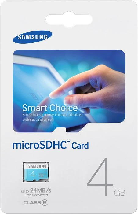 Samsung Standard R24 4GB, Class 6