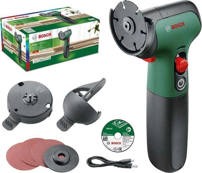 Bosch DIY EasyCut&Grind Akku-Winkelschleifer inkl. Akku 2.0Ah + Zubehör