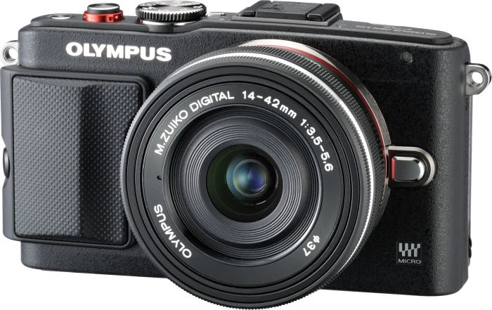 Olympus PEN E-PL6 schwarz mit Objektiv M.Zuiko digital ED 14-42mm 3.5-5.6 EZ