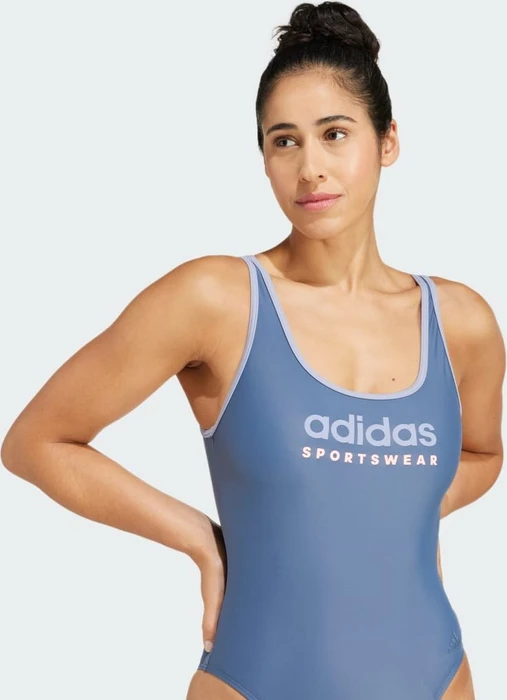 adidas Sportswear U-Back Badeanzug preloved ink/silver violet (Damen)