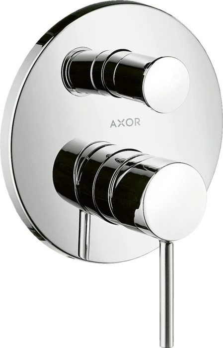 Hansgrohe Axor Starck Wannenmischerarmatur mit Pingriff brushed nickel
