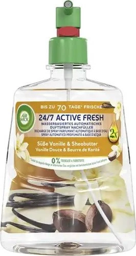 Air Wick 24/7 Active Fresh Süße Vanille & Sheabutter Duftspray Refill, 228ml