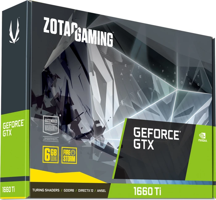 Zotac Gaming GeForce GTX 1660 Ti, 6GB GDDR6, HDMI, 3x DP