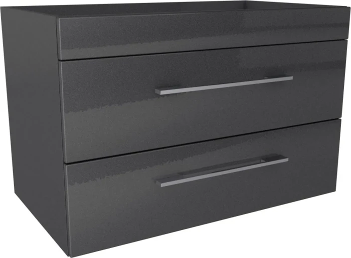 Lanzet K5 Waschtischunterschrank 87.9x50.3x57.5cm, grafit
