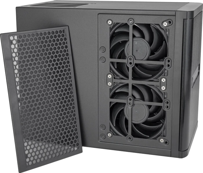 SilverStone Case Storage CS240, schwarz, Mini-ITX