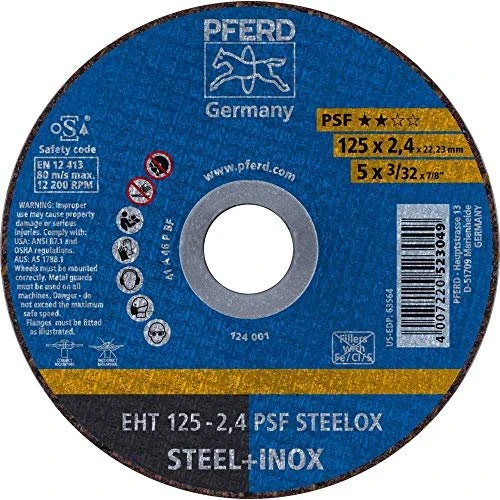 Pferd EHT 125-2.4 PSF STEELOX Trennscheibe, 125x2.4x22.23mm, 25 Stück