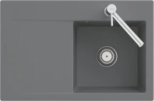 Villeroy & Boch Subway Style 45 Flat flächenbündig Becken links mit Ablauffernbedienung