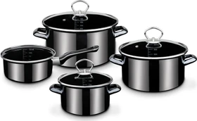 GSW Profi Black Star Kochtopf-Set, 7-tlg.