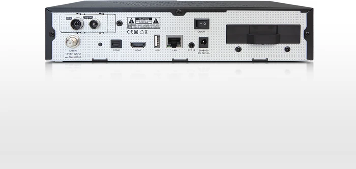 AB-COM PULSe 4K schwarz, 2x DVB-S2X, 64GB MSD