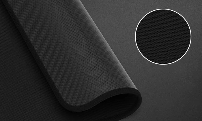 Natec Colors Series Mouse Pad Obsidian Black, 300x250mm, schwarz