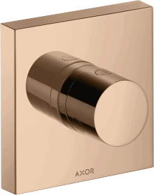 Hansgrohe AXOR ShowerSolutions Ab- und Umstellventil Trio/ Quattro 120/120 Unterputz polished red gold