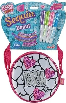 Simba Toys Color me Mine Sequin Donut
