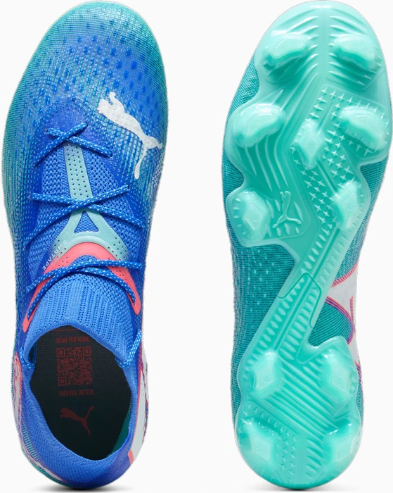 Puma Future 7 Ultimate FG/AG bluemazing/puma white/electric peppermint