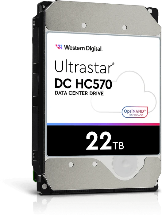 Western Digital Ultrastar DC HC570 22TB, SE, 24/7, 512e / 3.5" / SATA 6Gb/s
