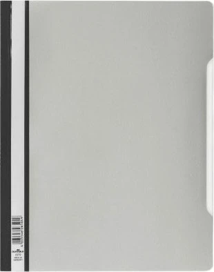 Durable Sichthefter opak, A4+, grau/transparent, 50er-Pack